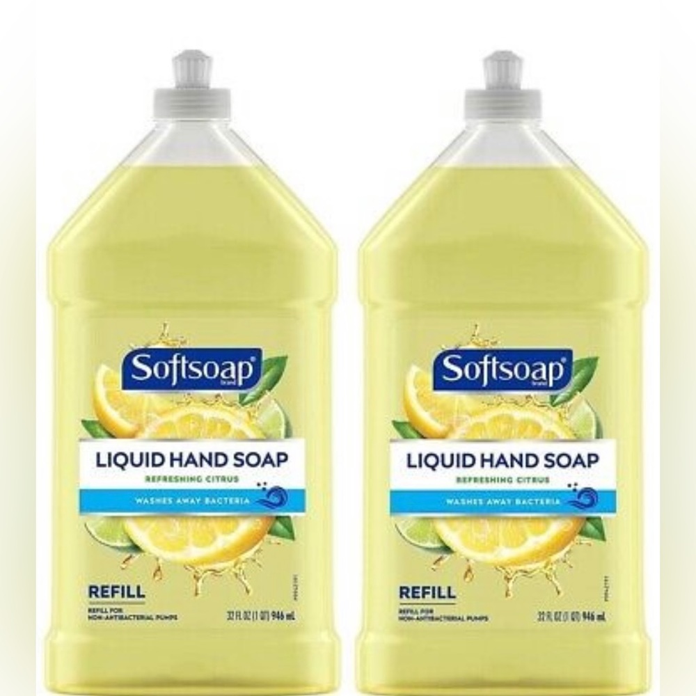 Soft soap liquid hand soap(2)bottles